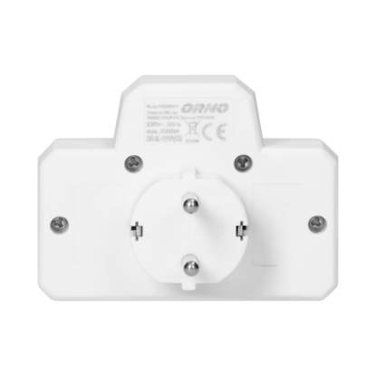Picture of STECHER TRIPLU  2P+T/2P 16A  230V ALB CU INTRERUPATOR OR-AE-13191(GS)