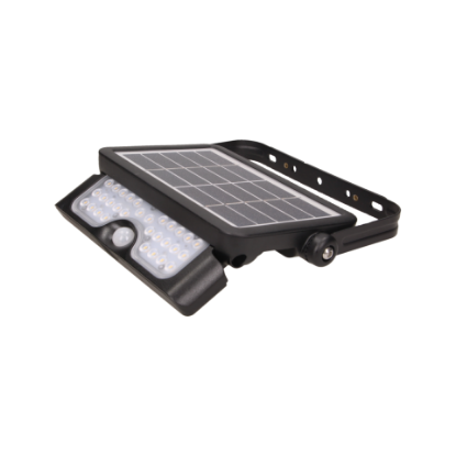 Imagine PROIECTOR SOLAR CU SENZOR, 4000K/ 500LM,  5W 3000MAH, IP65, NEGRU, LED SMD,AD-SL-6108BLR4