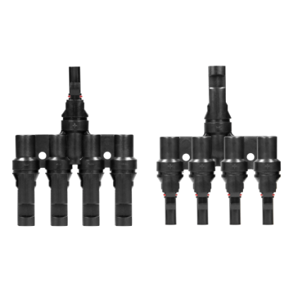 Picture of SPLITTER 4XMC4, TIP T PENTRU PANOURI FOTOVOLTAICE, 30A,1000VDC, 0KV, (1,5-6MM²), IP67, REZ.UV