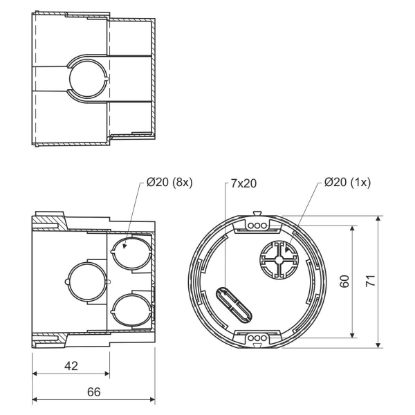 Imagine DOZA APARAT ST FI 73*66MM  KPR68KA