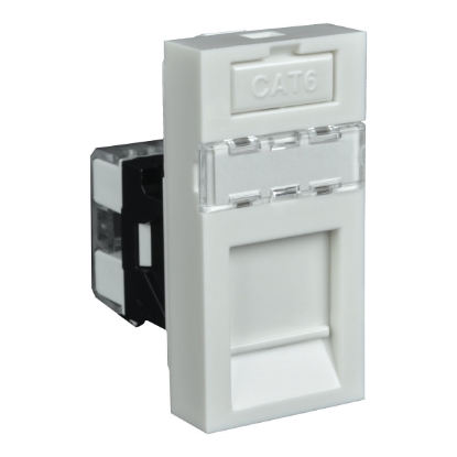 Picture of PRIZA MD DATE SIMPLA RJ45 CAT6E ALBA  QD45X22.5-RJ45/6HB