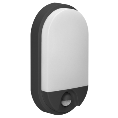 Picture of APLICA LED SENZOR PIR 140, 10W, 4000K,  800LM, IP54, NEGRU, NEFRYT LED,
