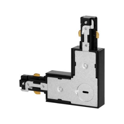Imagine CONECTOR ALIMENTARE SINA SPOT, 2C/ , TIP L, 107/17MM, NEGRU, ALIAJ ALUMINIU,