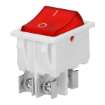 Picture of INTRERUPATOR BASCULANT ST, LAT, 2P, ( O-I ), 16A 250VAC, ROSU,CU LED, ALB OR-AE-13179/W