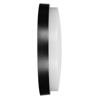 Imagine PLAFONIERAONIERA LED 15W, 4000K/1100LM, IP54, NEGRU, PC ALB MAT, AD-