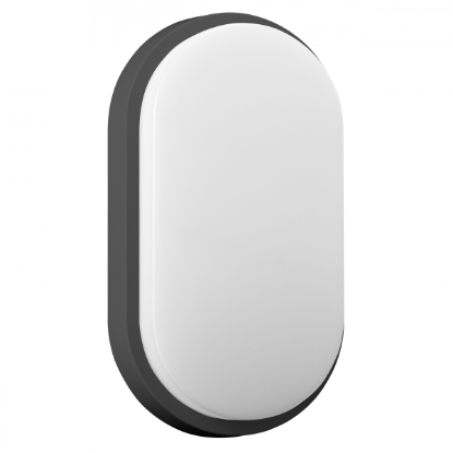 Picture of APLICA LED, 10W, 4000K/ 800LM, IP54, NEGRU, OVAL, NEFRYT LED,