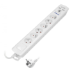 Picture of PRELUNGITOR 6PR, 2P+E, STD FRANCEZ, ÎNCARCATOR 2XUSB, 3M, 3X1MMP, ALB OR-AE-13163/3M