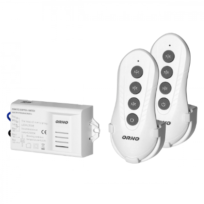 Picture of PROGRAMATOR IL FARA FIR, CU 2 TELECOMENZI, 3 CANALE, MAX 1000W, IP20, ALB, OR-GB-448