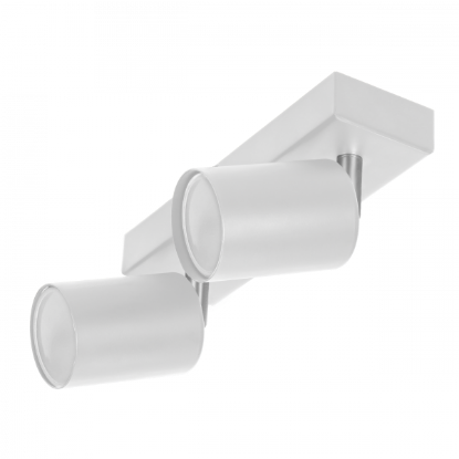 Picture of SPOT APARENT 2*GU10, MAX 50W, BARA, 2 BRATE, METAL, ALB, IP20, AD-OP-6194WGU10