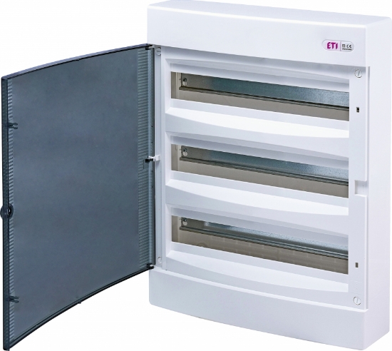 Imagine COFRET APARENT 54MD 3R IP40, ALB, USA TRANSPARENTA ECT 3*18PT