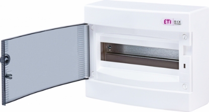 Picture of COFRET INCASTRAT 12MD 1R IP40, ALB, USA TRANSPARENTA ECM12PT