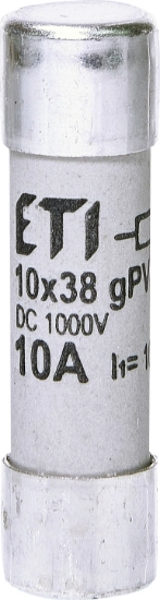 Picture of PATRON FUZIBIL FI10*38MM  10A 1000V  GPV