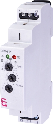 Picture of RELEU TIMP  0.1SEC-240H, 12-240V AC/DC 16A, 1CO, CRM-91H UNI