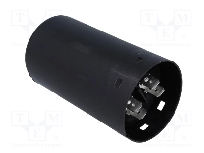 Picture of CONDENSATOR MOTOR, PORNIRE  53-64UF(60UF) 250VAC  4.12.80.3.418, TERMINAL 6.3MM