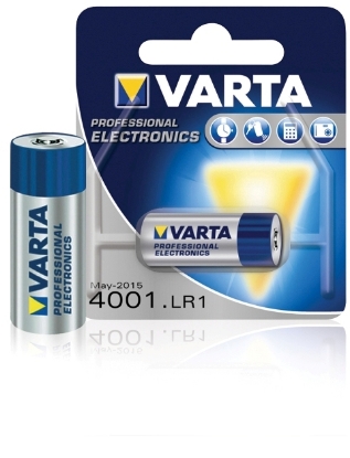 Picture of BATERIE  1.5V  LADY.N,  LR1,  GP910, ALCALINA VARTA 012-054