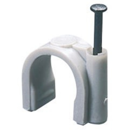Imagine CLEMA FIXARE CU CUI  FI15-16MM,  10BUC / PUNGA - GRI ,GW 50616/10