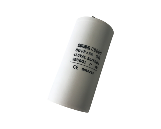 Imagine CONDENSATOR MOTOR, FUNCTIONARE  80UF 450VAC  CBB60A-80/450, TERMINAL 6.3MM