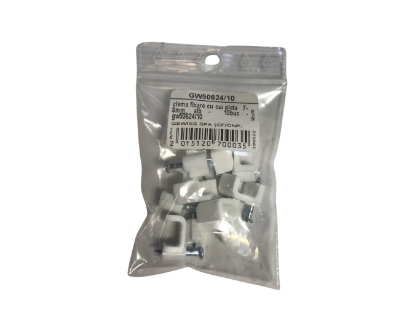 Imagine CLEMA FIXARE CU CUI  PLATA  7- 8MM,  10BUC / PUNGA - GW 50624/10 ALBA