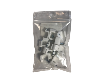 Imagine CLEMA FIXARE CU CUI  PLATA  7- 8MM,  10BUC / PUNGA - GW 50624/10 ALBA