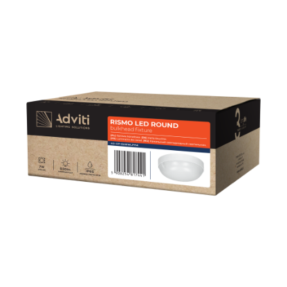 Imagine APLICA LED, IP65,  7.0W, 4000K/ 630LM, ALBA,  ROTUNDA, POLICARBONAT LED SMD