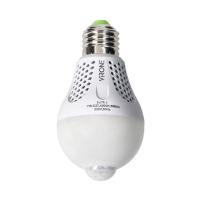 Picture of BEC LED E27 SENZOR PIR, 4000K/ 600LM,  7W 230V, VIRONE, SW/R-3