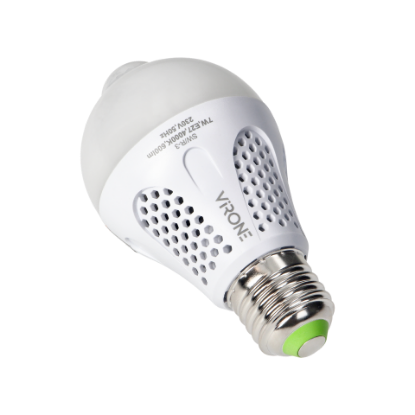 Imagine BEC LED E27 SENZOR PIR, 4000K/ 600LM,  7W 230V, VIRONE, SW/R-3
