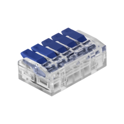 Picture of BLOC TERMINAL  1P, 5G, =<4MMP,  10BUC/PUNGA,  32A, COMPRESIE, ORNO ALBASTRU