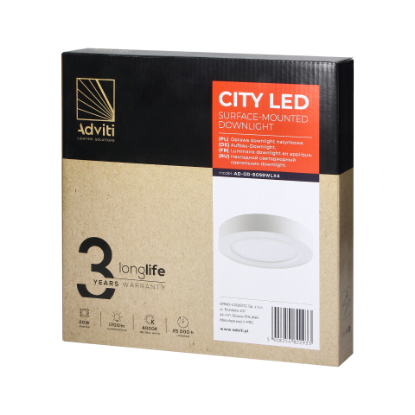 Imagine CORP IL LED PANEL 246,5X34.5MM 20W 230V, 4000K/1700LM, APARENT ALB IP20 AD-OD-6059WLX4