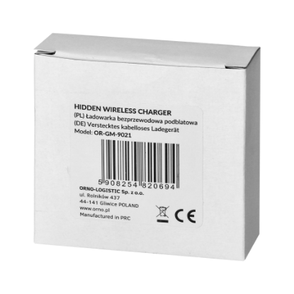 Imagine INCARCATOR WIRELESS PT DISPOZITIVE QI V1.2 ( TABLETE, SMARTPHON)  FIR ASCUNS OR-GM-9021