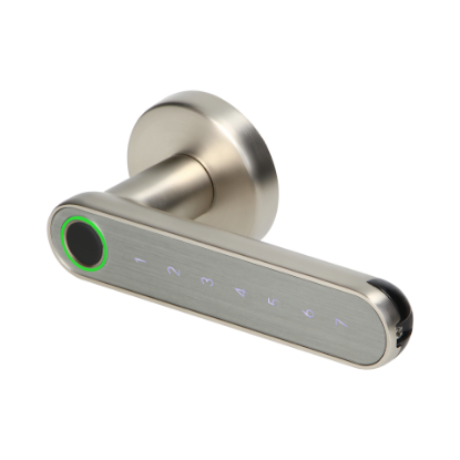 Imagine MANER INTELIGENT CU TASTATURA TACTILA SI CITITOR DE AMPRENTE, BLEUTOOTH 4.0, NICHEL ,4 X AAA, ZINC