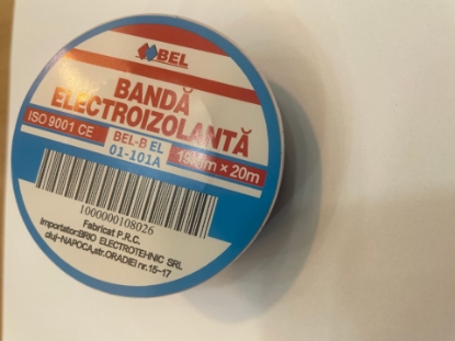 Picture of BANDA IZOLATOARE ALBA 20M*19MM  BEL01-101A