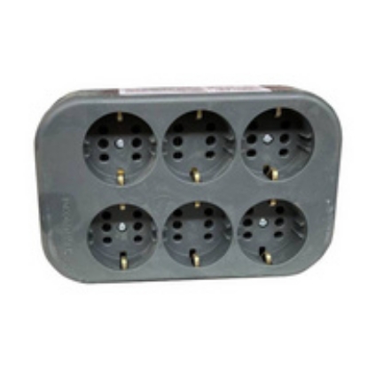 Picture of BLOC 6 PRIZE 2P+E 16A 250V GRAFIT DAFX-162B 53474
