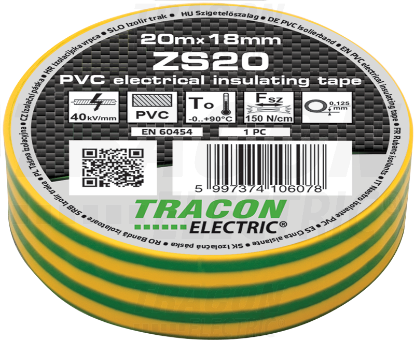 Picture of BANDA IZOLATOARE VERDE-GALBEN 20M*18MM  ZS20
