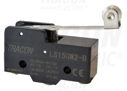 Picture of MICRO INTR 15A/250V,TIJA LUNGA CU ROLA,SURUB,LS15GW2-B