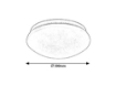 Imagine PLAFONIERAONIERA LED,  18W, 4000K/1140LM, IP20, FI330MM, ALBA LUCAS 3937