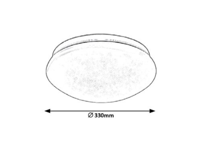 Imagine PLAFONIERAONIERA LED,  18W, 4000K/1140LM, IP20, FI330MM, ALBA LUCAS 3937