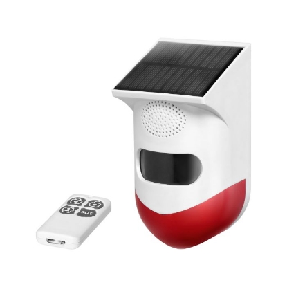 Picture of ALARMA SOLARA PIR CU SIRENA INCORPORATA, WI-FI SI TELECOMANDA, COMPATIBILA CU TUYA AS-7