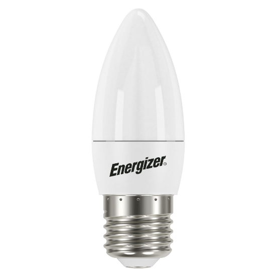 Picture of BEC LED E27 B, 4000K/ 470LM, 4.9W 220V-240V,  B37, LUMANARE,  S17527