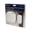 Imagine SONERIE WIRELESS, 120M, IP44, 230V 36 MELODII,  BATERIE, ALB, FUNCTIE ALARMA, SISTEM DE ÎNVATARE OR-