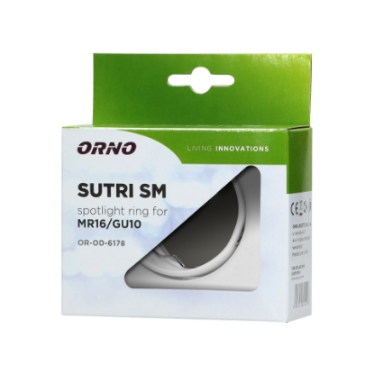 Picture of SPOT  INCASTRAT 1*GU10, MR16, REGLABIL, MAX 50W, 230V, ALB, IP20, PATRAT