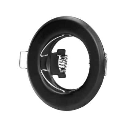 Picture of SPOT INCASTRAT 1*GU10, MR16, FIX, MAX 50W, 230V, NEGRU, IP20, FI55MM