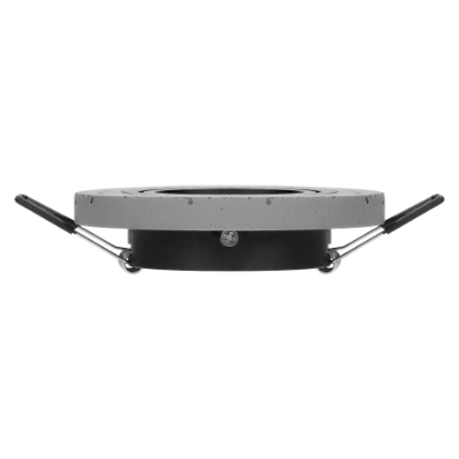 Picture of SPOT INCASTRAT 1*GU10, MR16, REGLABIL, MAX 50W, 230V, GRI INCHIS, IP20, FI55MM, BETON/OTEL