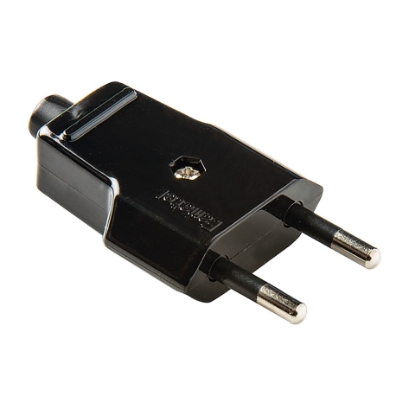 Picture of STECHER 2P 10A 250V PLAT,  NEGRU,