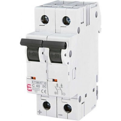 Picture of DISJUNCTOR 2P C 40A, 6KA 2MD, VDC