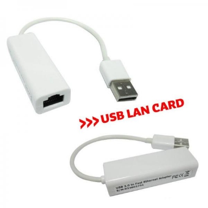 Imagine ADAPTOR PLACA RETEA LAN USB2.0, IEEE802.3 ,802.3U 10BASE-T 100BASE-TX150 MB USB2