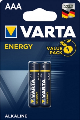Picture of BATERIE AAA ALCALINA R3 1.5V ENERGY MIGNON BL2 VARTA 4103 012-146