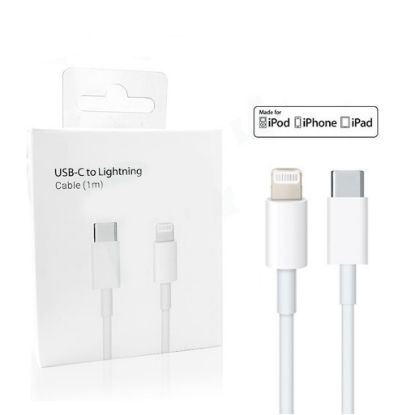 Picture of CABLU USB3.1 (TIP C) 1M PENTRUIPHONE, VERSIUNE IOS 7.X.X- LIGHTNING USB3.1 IPH12/1,0-BL