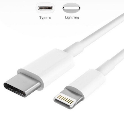 Picture of CABLU USB3.1 (TIP C) 1M PENTRUIPHONE, VERSIUNE IOS 7.X.X- LIGHTNING USB3.1 IPH12/1,0-BL