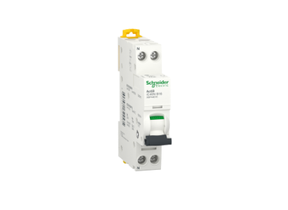 Picture of DISJUNCTOR 1P+N B 16A   6KA/10KA 1MD IC40N A9P44616