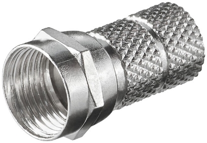 Picture of MUFA COAX F-TATA 6.5MM, RG6 METAL -  1BUC - WEF6,5L